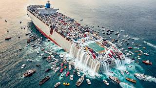 Navios Gigantes Afundando | Resgates Incríveis em Meio a Ondas Violentas