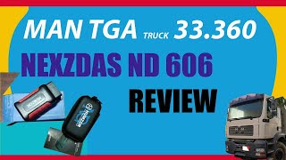 man 33.360 tga truck nexzdas nd 606 review
