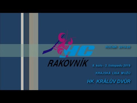 HC Rakovník - HK Králův Dvůr  3:1   8.kolo  KLM 3.11.2019 CELÝ ZÁPAS