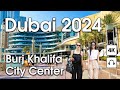 Dubai 🇦🇪 Amazing Burj Khalifa, City Center [ 4K ] Walking Tour