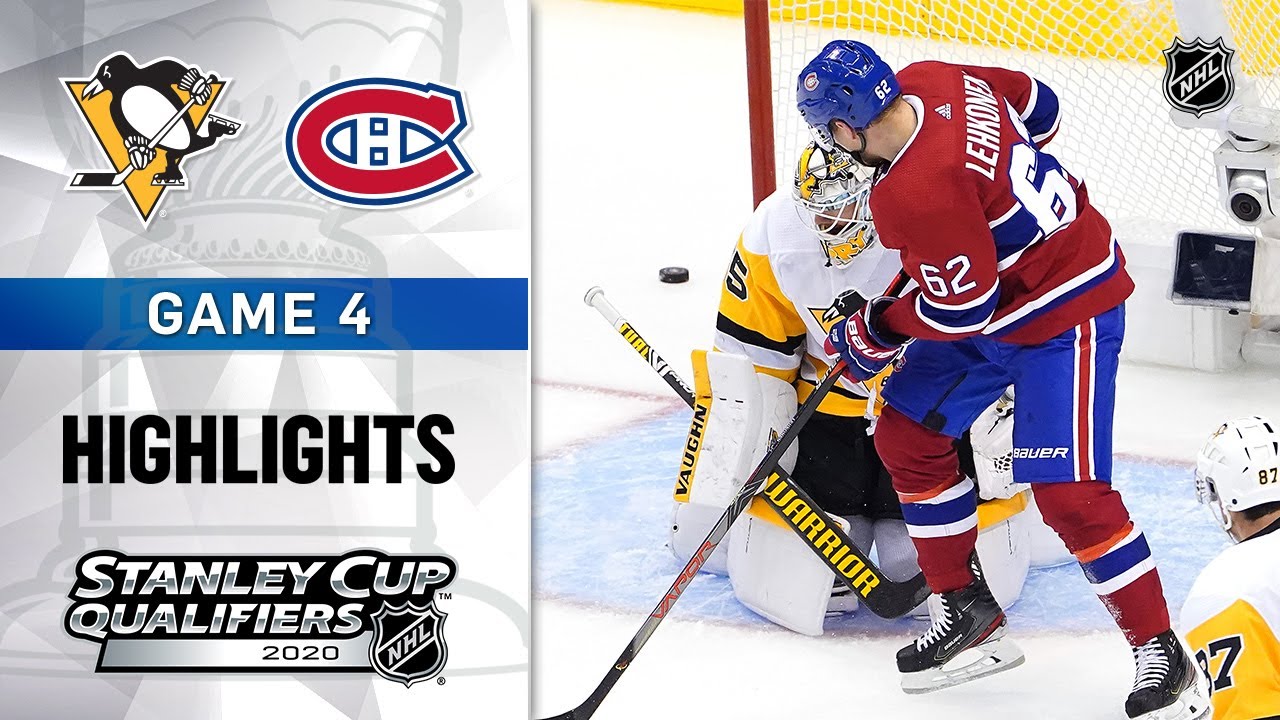 NHL Highlights | Penguins @ Canadiens, GM4 - Aug. 7, 2020