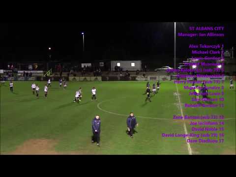 Kings Langley 0-2 St Albans City. 10 Mar 2020