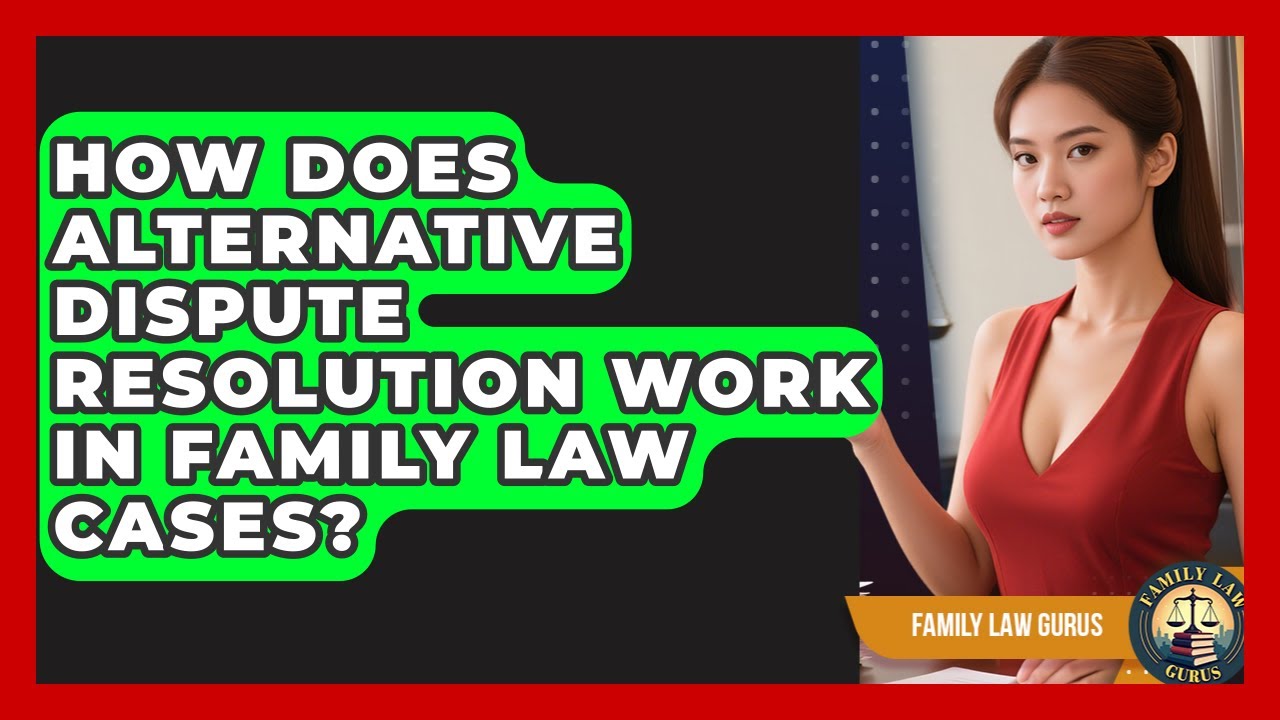 How Does Alternative Dispute Resolution Work in Family Law Cases? | Family Law Gurus News