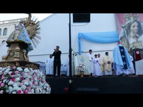El intendente Jorge acompañó la  procesión de la Virgen de Río Blanco de nuestra ciudad