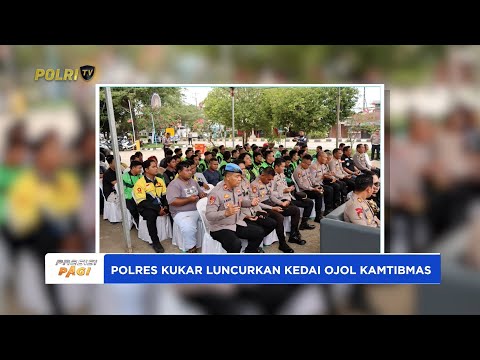 POLRES KUTAI KARTANEGARA LUNCURKAN KEDAI OJOL KAMTIBMAS SINERGI POLRI &amp; KOMUNITAS OJEK ONLINE