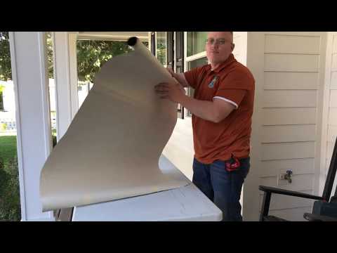 How To Apply Glue To Grasscloth - Spencer Colgan