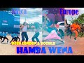 Deep London & Boohle ~Hamba wena🔥💯 // TikTok dance challenge (Europe vs Africa)