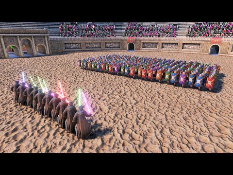10 JEDI vs 250x EVERY UNIT - Ultimate Epic Battle Simulator