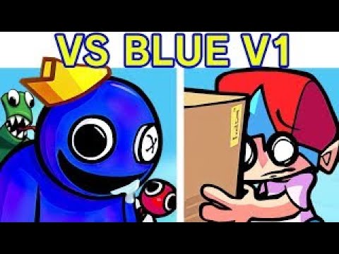 Friday Night Funkin' VS Blue V1 - Rainbow Friends (Roblox Rainbow Friends Chapter 1) (FNF Mod/Hard)