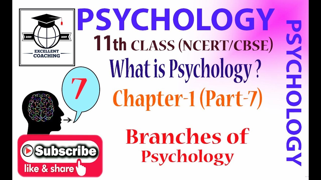 #Psychology||#Class 11||#What is Psychology?||#Branches of Psychology||#Chap1||#Part 7