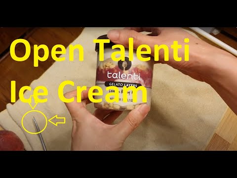 Open Stuck Talenti Gelato  | Easiest and Safest Way