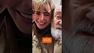 Phil Collins with daughter Lily #philcollins #music #parents #children