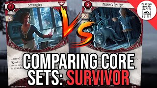 Core Comparison: SURVIVOR Revised Core vs Core 2026 (ARKHAM HORROR: THE CARD GAME)