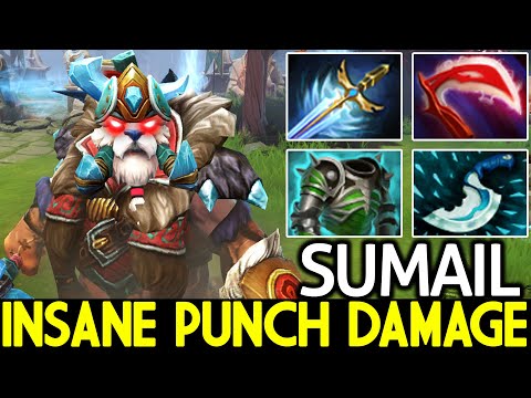 SUMAIL [Tusk] Insane Punch Damage with Deso + AC Build Dota 2