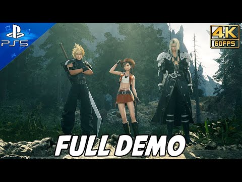 Final Fantasy VII REBIRTH (PS5) FULL DEMO Walkthrough @ 4K 60ᶠᵖˢ ✔