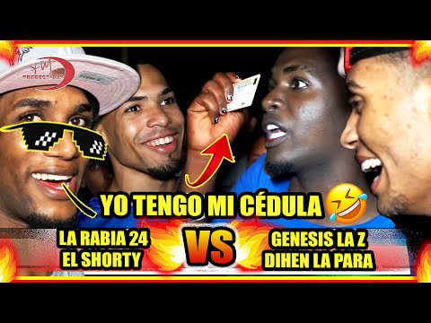 (😆 NO SOY PITI 👤) 😂 La Rabia 24 & El Shorty Vs Dihen La Para & El Genesis Batalla de Freestyle 2022