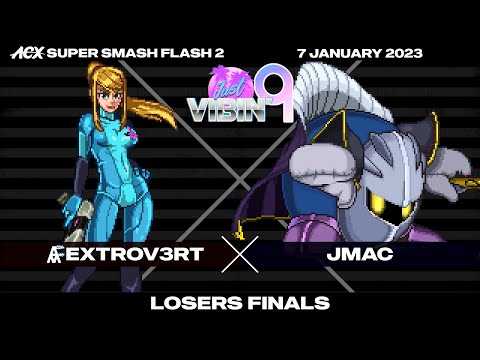 Extrov3rt (Zero Suit Samus) vs Jmac (Meta Knight) - Losers Finals - Just Vibin' 9