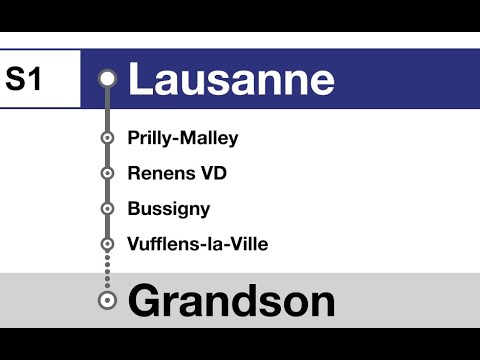 annonces CFF » S1 Lausanne — Grandson (2022) | SLBahnen