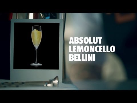ABSOLUT LEMONCELLO BELLINI DRINK RECIPE - HOW TO MIX