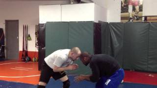 Basic snap-down to front-headlock