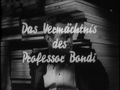 Das Vermächtnis des Prof. Bondi (1959) - DEUTSCHER TRAILER