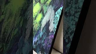 Štvorcový machový obraz - Prales