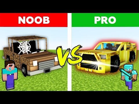 Minecraft Battle: Noob vs PRO vs HACKER vs GOD : SUPER CAR CRAFTING Challenge - Animation