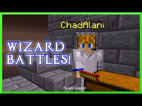 Minecraft - Wizard Battles Mini Games with Gamer Chad Alan on Mineplex