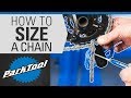 How To Size A Bicycle Chain
