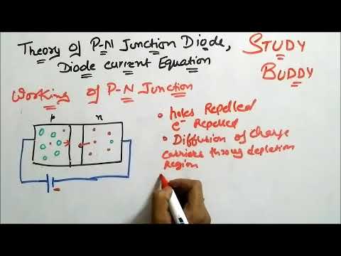 Theory of P-N Junction Diode , DIode Current Equation Video