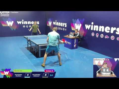 Panchenko Vladislav - Horodetskyi Aleksandr. WINners CUP Table Tennis 8 06.12.2020 18:15
