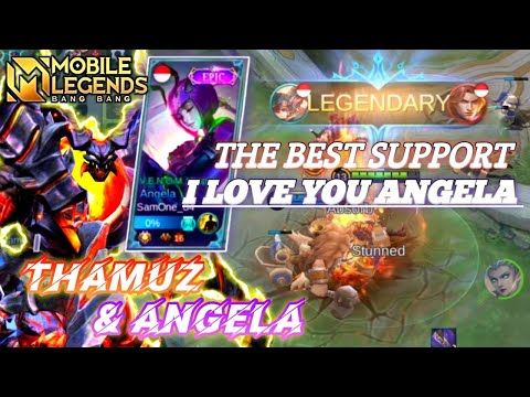 THAMUZ GAMEPLAY 2021 || ANGELA THE BEST SUPPORT - AUTO BARBAR || THAMUZ KUN