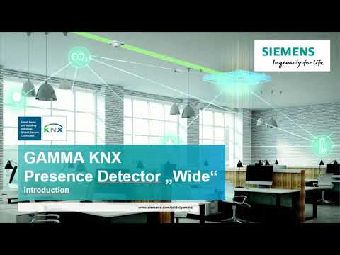 1.0 Siemens KNX presence detector Wide - Introduction