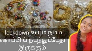 Eshwar shop review | lockdown shopping |silk thread jewellery  meterial