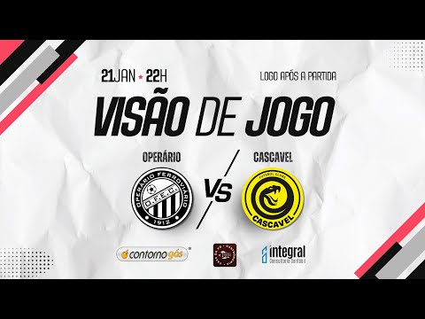 VISÃO DE JOGO: Pós-jogo AO VIVO para OPERÁRIO x Cascavel, direto do Germano Krüger!!