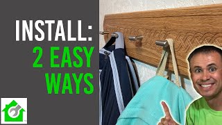 Easy Coat Hook Installation (Hang Things on the Wall)