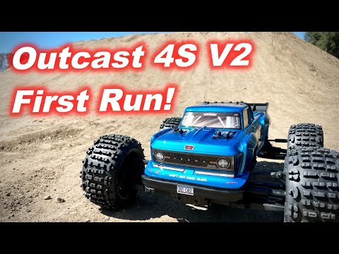 Arrma Outcast 4S V2 First Run!