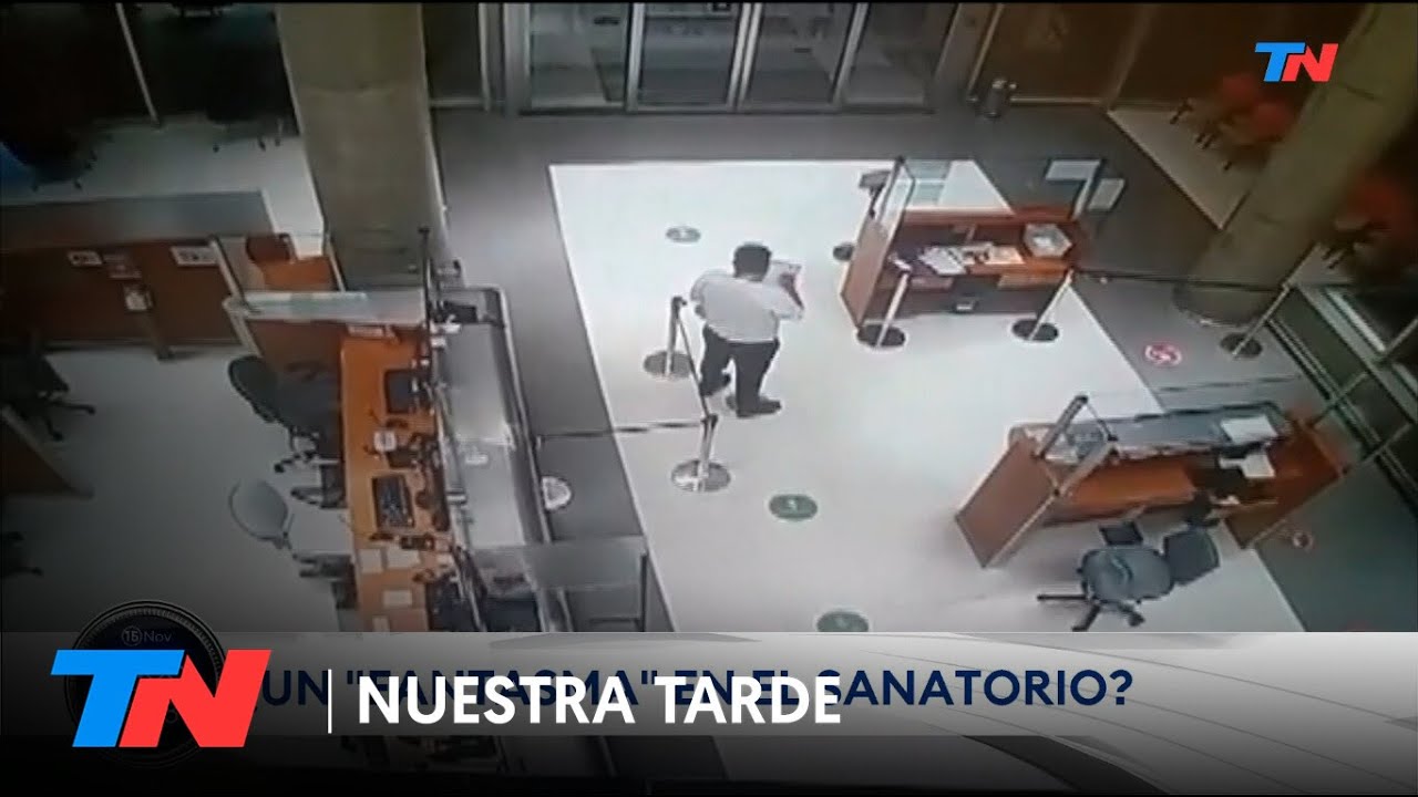 ¿Un fantasma en el Finochietto: la extraña reacción de un guardia que quedó registrada en un video