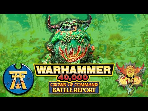 Warhammer 40K Battle Report Eldar v Nurgle Chaos