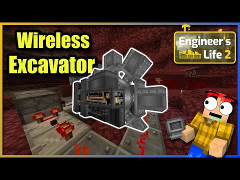 Wireless Excavator Switch Minecraft Engineer's Life 2 ep 19