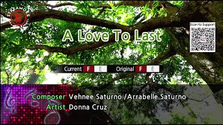 🎵 A Love To Last - Donna Cruz (Karaoke Version)