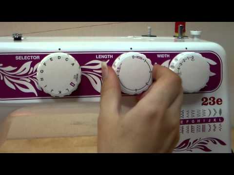 Видео про JANOME 23e