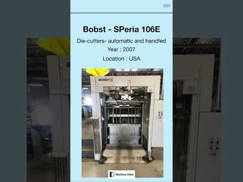 Used Press Machine For SALE | SPeria 106E @Machinedalal