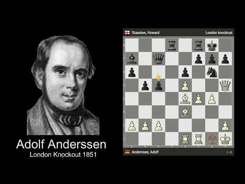 Adolf Anderssen vs Howard Staunton London Knockout 1851
