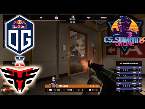 OG ON FIRE!!! 🇪🇺 OG vs 🇩🇰 HEROIC NUKE HIGHLIGHTS - cs summit 6 Lower Bracket Final