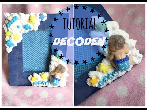 Marco de fotos con decoden para bebés