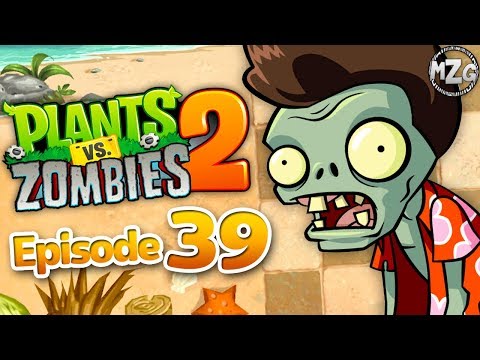 Plants vs. Zombies 2 Gameplay Walkthrough - Episode 39 - Big Wave Beach! Lily Pad! Tangle Kelp!