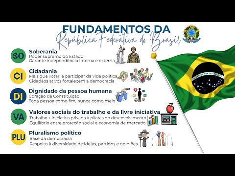 Foundations of the Federative Republic of Brazil 🇧🇷 | SO, CI, DI, VA and PLU | Constitutional Law