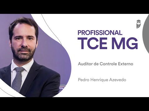 TCE MG: Learn about the Auditor's career in the interview with the server Pedro Henrique Azevedo