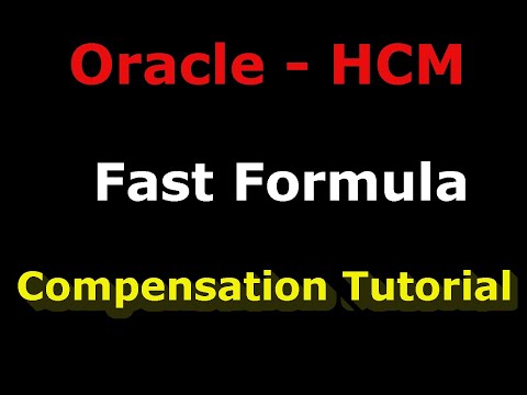 Oracle Fusion HCM Fast Formula Training | Complete Payroll & HR Calculation Course